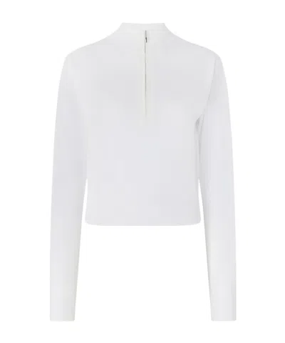 Pinko Long-sleeved Sweater In White