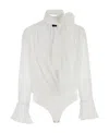 Pinko Particella Bodysuit In White