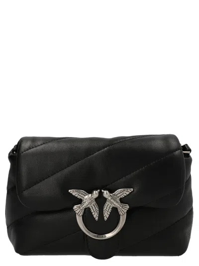 Pinko Love Baby Puff Crossbody Bag In Black