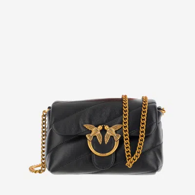 Pinko Love Baby Puff Shoulder Bag In Black