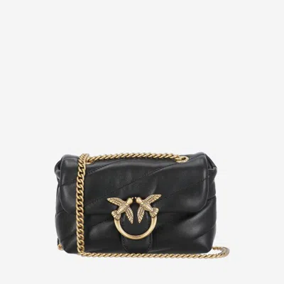 Pinko Love Baby Puff Shoulder Bag In Black