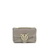 Pinko Love Baby Shoulder Bag In Gray