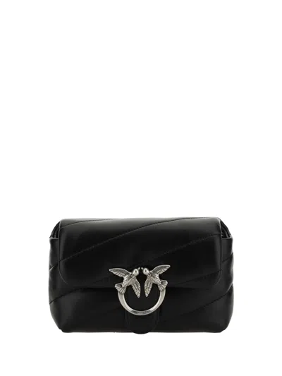 Pinko Love Baby Shoulder Bag In Black