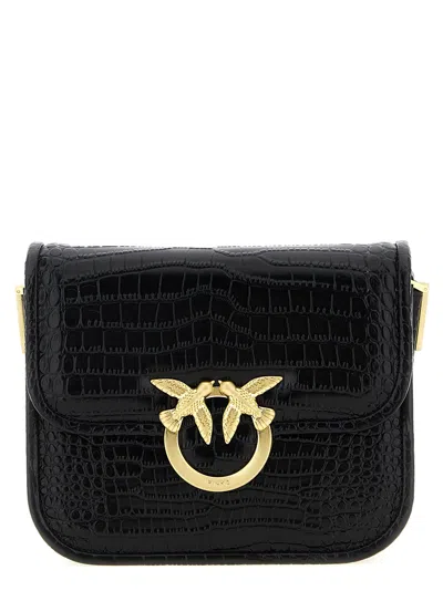 Pinko Love Bag Box Mini Shoulder Bag In Black