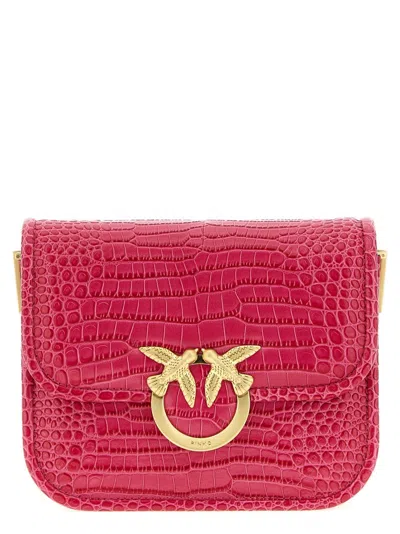 Pinko 'love Bag Box' Mini Shoulder Bag In Pink