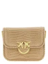 Pinko Love Bag Box Shoulder Bags Beige In Brown