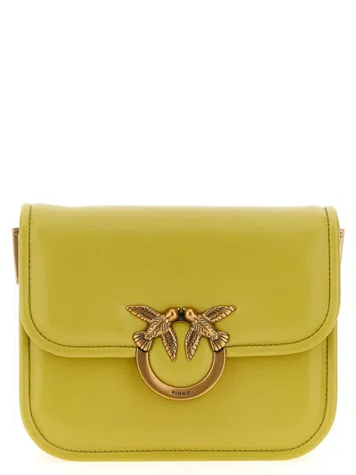 Pinko Love Bag Box Shoulder Bags Yellow