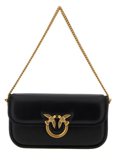 Pinko Love Bag Box Small Crossbody Bag In Black