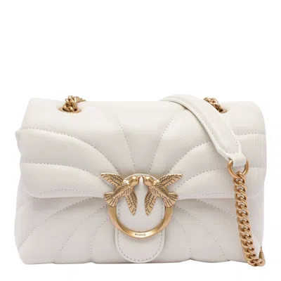 Pinko Love Bag Butterfly Mini Shoulder Bag In Multi