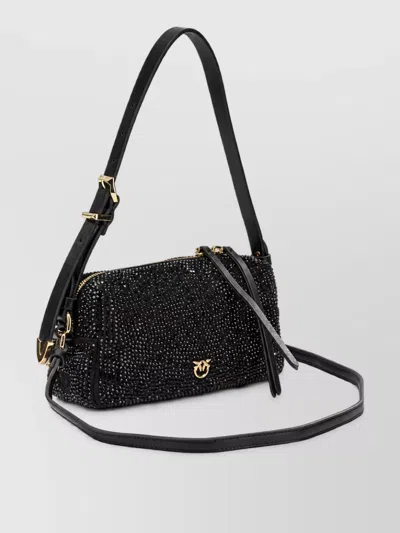 Pinko Love Bag Clutch Bag In Black