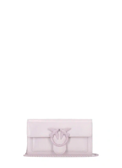 Pinko Love Bag Colour Block Wallet In Purple