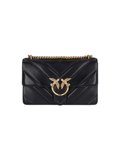 Pinko Love Bag Crossbody Bag In Black