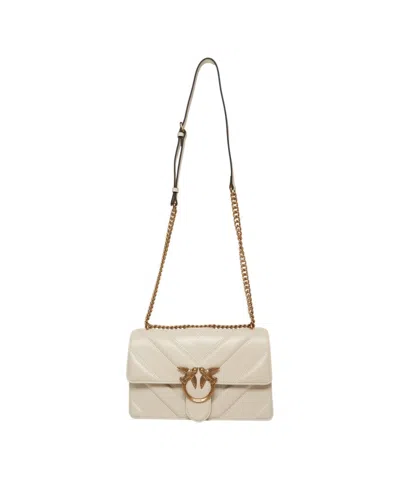 Pinko 'love Bag' Crossbody Bag In Neutral