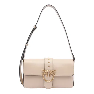 Pinko Love Bag Medium Slouchy Shoulder Bag In Sand