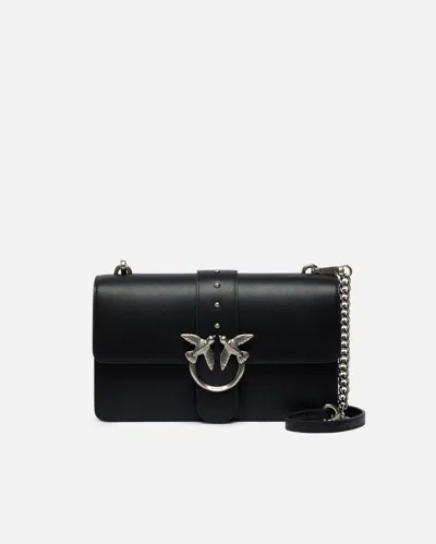 PINKO LOVE BAG ONE MEDIUM HANDBAG IN LEATHER