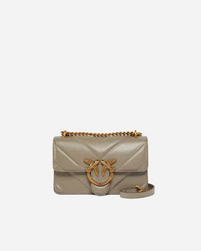 Pinko Love Bag One Small Handbag In Leather