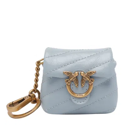 Pinko Love Bag Puff Airpods Case In Blue