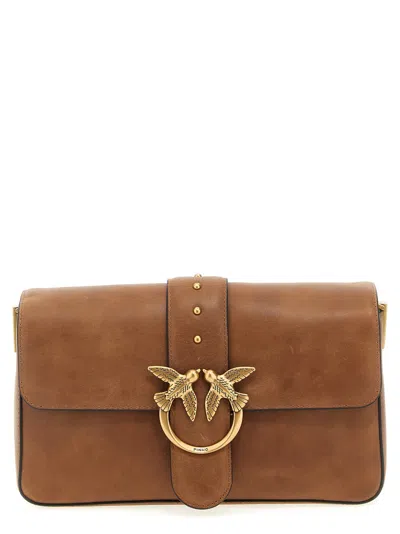 Pinko Love Bag Slouchy Medium Shoulder Bag In Brown