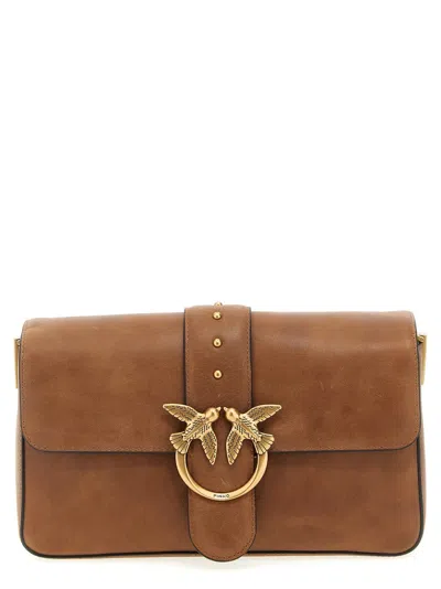 Pinko 'love Bag Slouchy' Medium Shoulder Bag In Brown