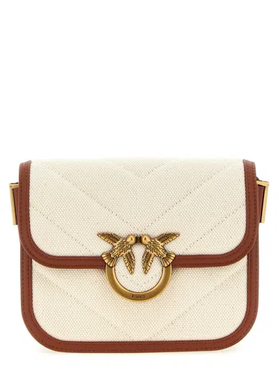 Pinko Love Bag Small Shoulder Bag In Brown
