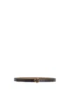 Pinko Reversible Leather Belt In Multi