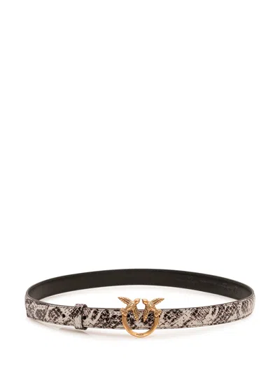 Pinko Love Berrand Mini Belt In Roccia