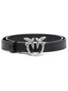 Pinko Genuine Leather Stylish Belt In Black