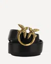 Pinko Love Berry Belt In Black