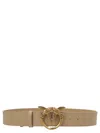 Pinko Ceinture Love Birds En Cuir 3cm