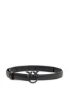 Pinko Ceinture De 3 Cm Avec Boucle Recouverte De Cuir In Black