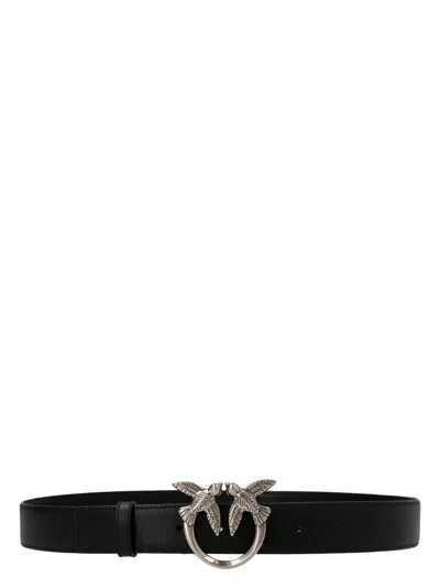 Pinko Love Berry Belt In Black