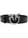 Pinko Genuine Leather Stylish Belt In Black