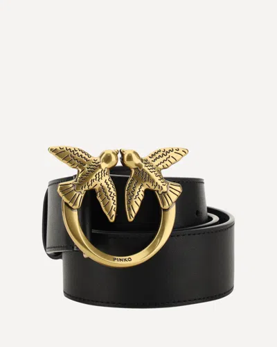 Pinko Love Berry Belt In Brown