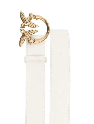 Pinko Belts In White