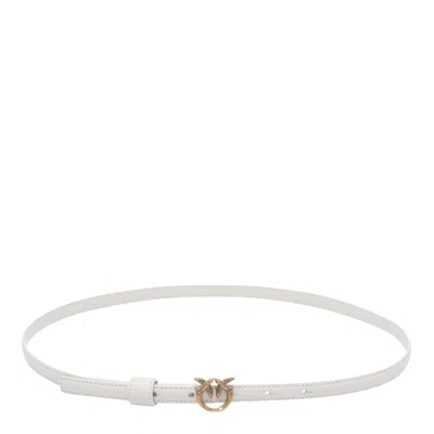 Pinko Love Berry Belt In Gray
