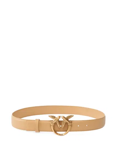 Pinko Love Berry Belts In Gold
