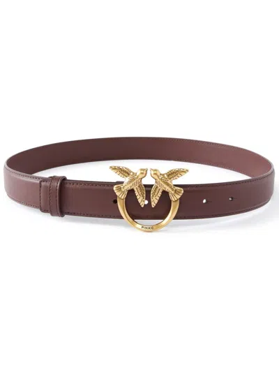 Pinko Love Berry H3 Belt In Brown