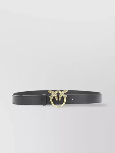 Pinko Love Berry H3 Belt Silk In Black