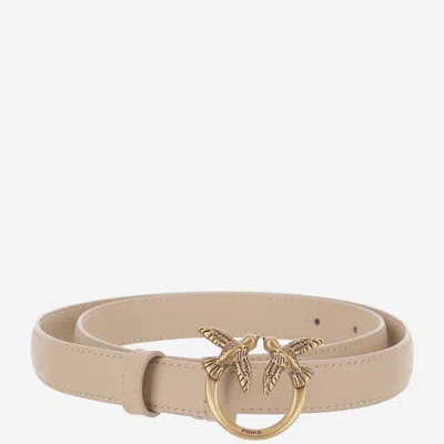Pinko Love Berry Leather Belt