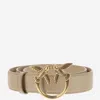 PINKO PINKO LOVE BERRY LEATHER BELT