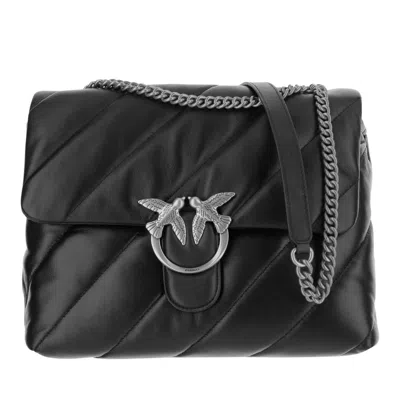 Pinko Love Big Puff Bag In Black