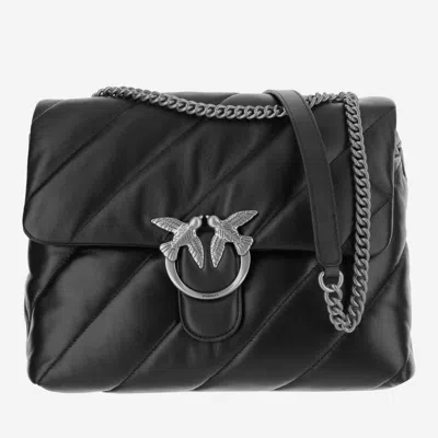 Pinko Love Big Puff Bag In Black
