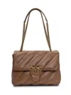 Pinko Love Big Puff Bag In Brown