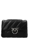 Pinko Love Puff Mini Cl Sheep Nappa Bag In Black