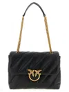 Pinko Love Big Puff Crossbody Bags Black In Black