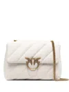 Pinko Love Big Puff Quilted Logo-embellished  Bag In White