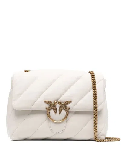 PINKO LOVE BIG PUFF QUILTED LOGO-EMBELLISHED PINKO BAG