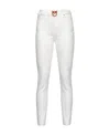 Pinko Susan 24 Logo-belt Jeans In White