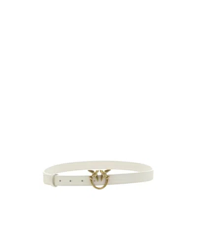 PINKO PINKO LOVE BIRD PLAQUE BUCKLE BELT