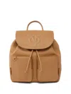 Pinko Love Birds Backpack In Brown